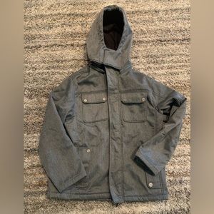 Boys 14/16 winter coat jacket hooded CB LIKE NEW!